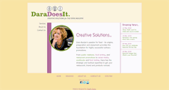Desktop Screenshot of dara-does-it.com